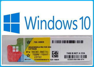 100% Aktywacja online Microsoft Windows 10 Pro Software / Windows 10 Oem Product Key