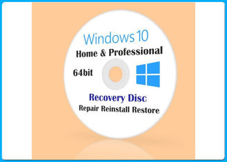 Win 10 Pro 32 / 64BIT DVD Microsoft Windows Oprogramowanie Softwares Konfigurowalne FQC COA X20