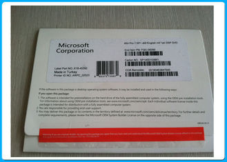 Windows 7 Pro Retail Box Sp1 Pakiet OEM Pack Vollversion 32-bitowa kopia hologramu 64-bitowego